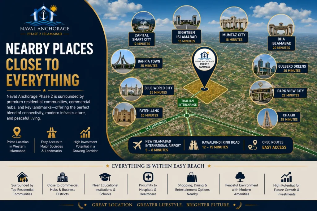 Naval anchorage phase 2 Islamabad near by location